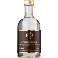 Schlehenbrand durch Mazeration und Destillation 42,0 % vol. Schlehenbrand durch Mazeration und Destillation 42,0 % vol.